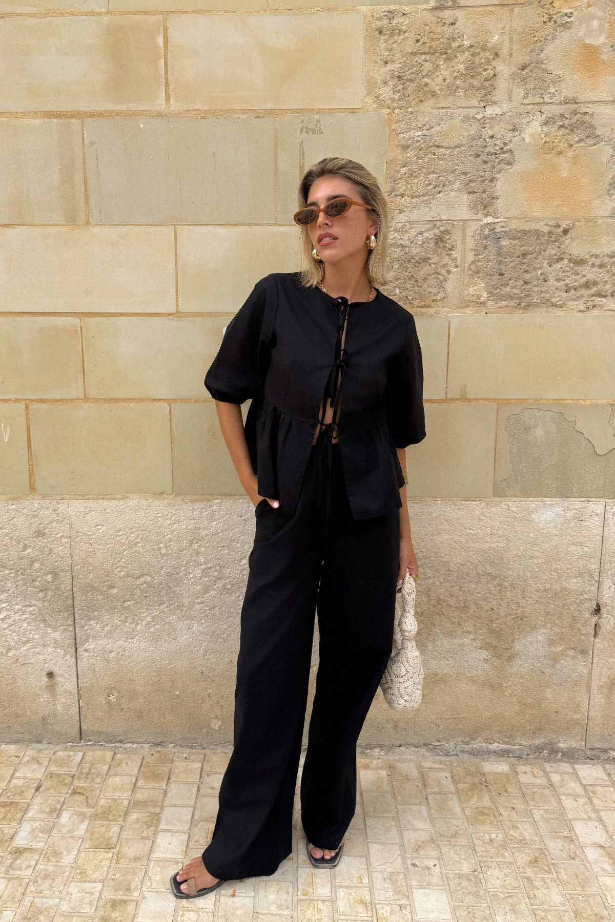 Pantalon en lin Luz