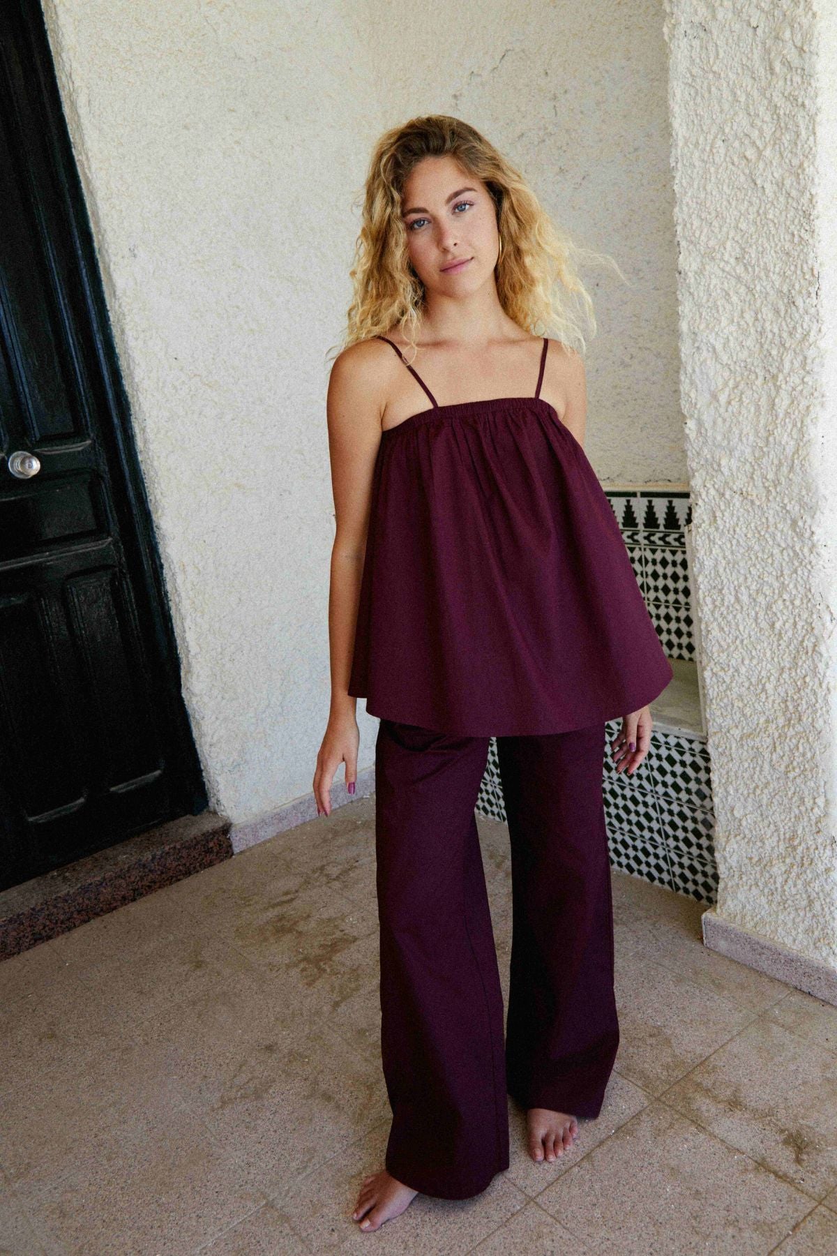 Pantalon en popeline Brisa