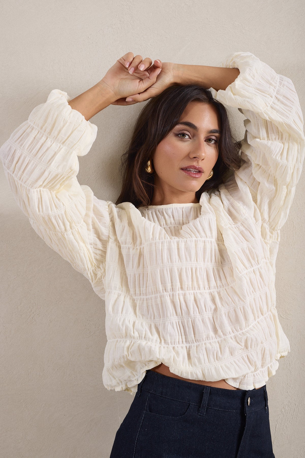 Kobe Pleated Blouse