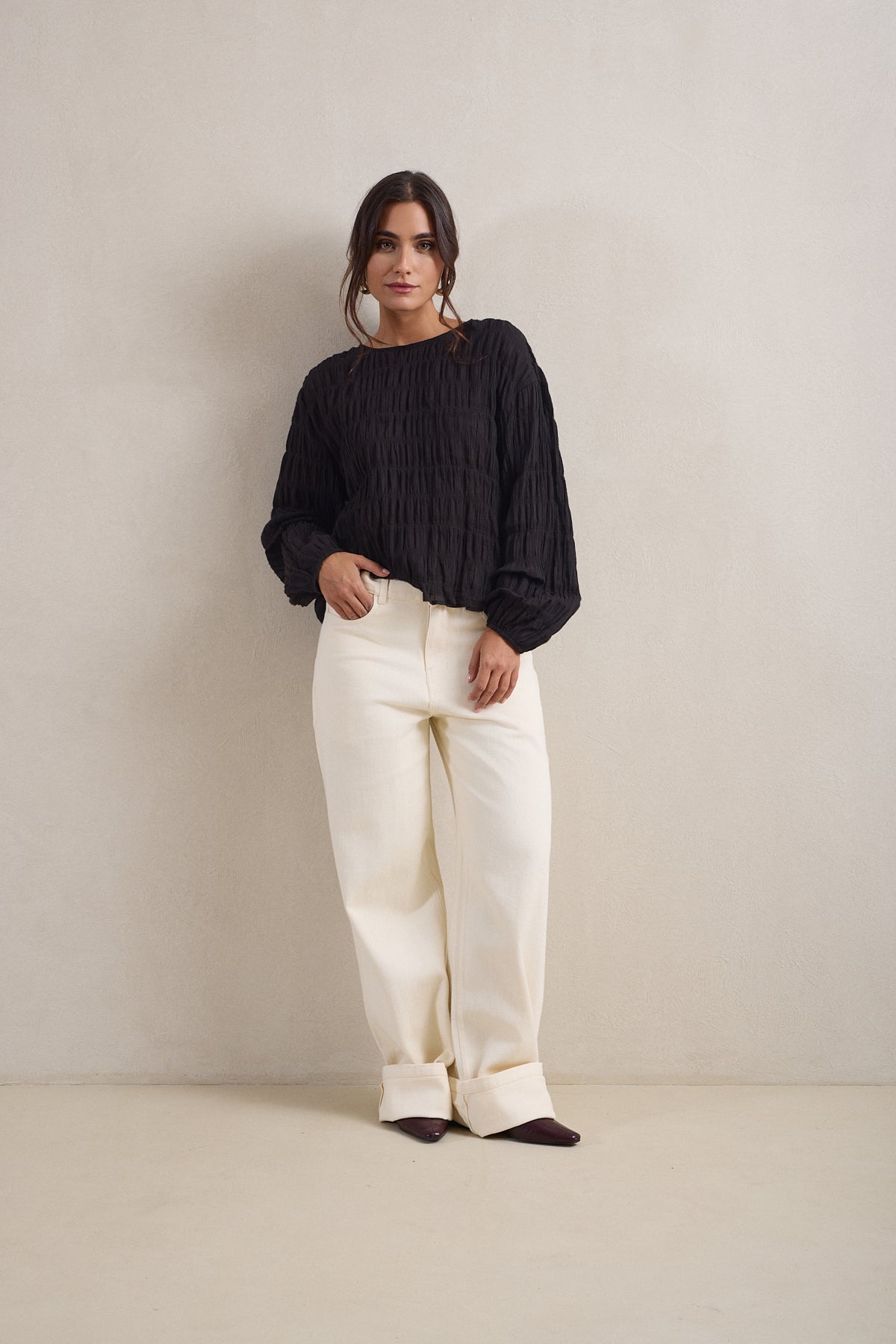 Kobe Pleated Blouse