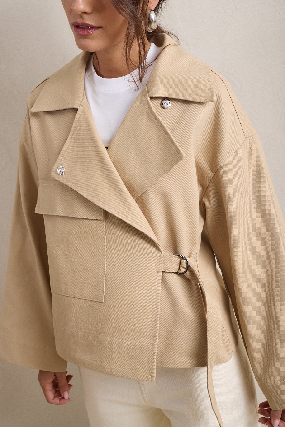 Giza Asymmetric Jacket