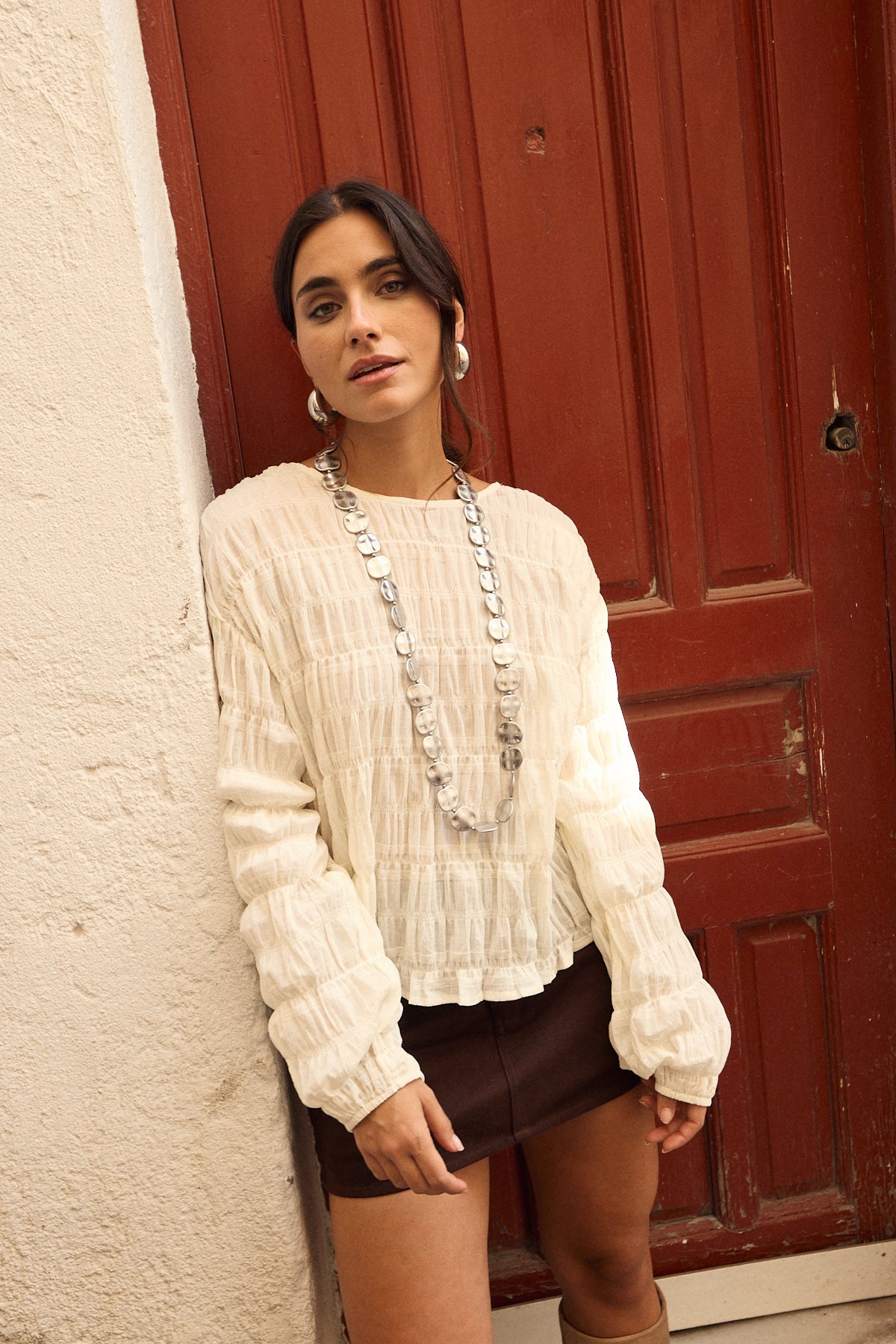 Kobe Pleated Blouse