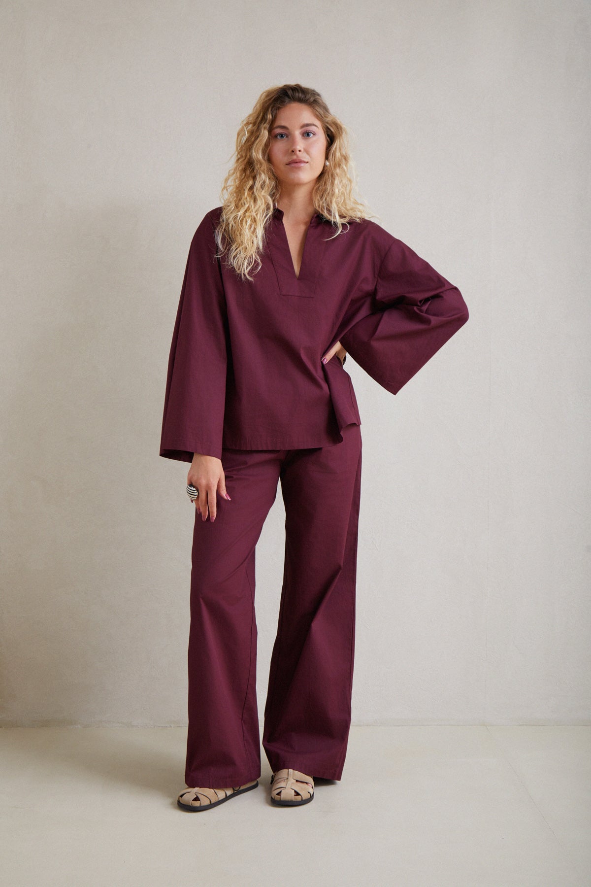 Pantalon en popeline Brisa