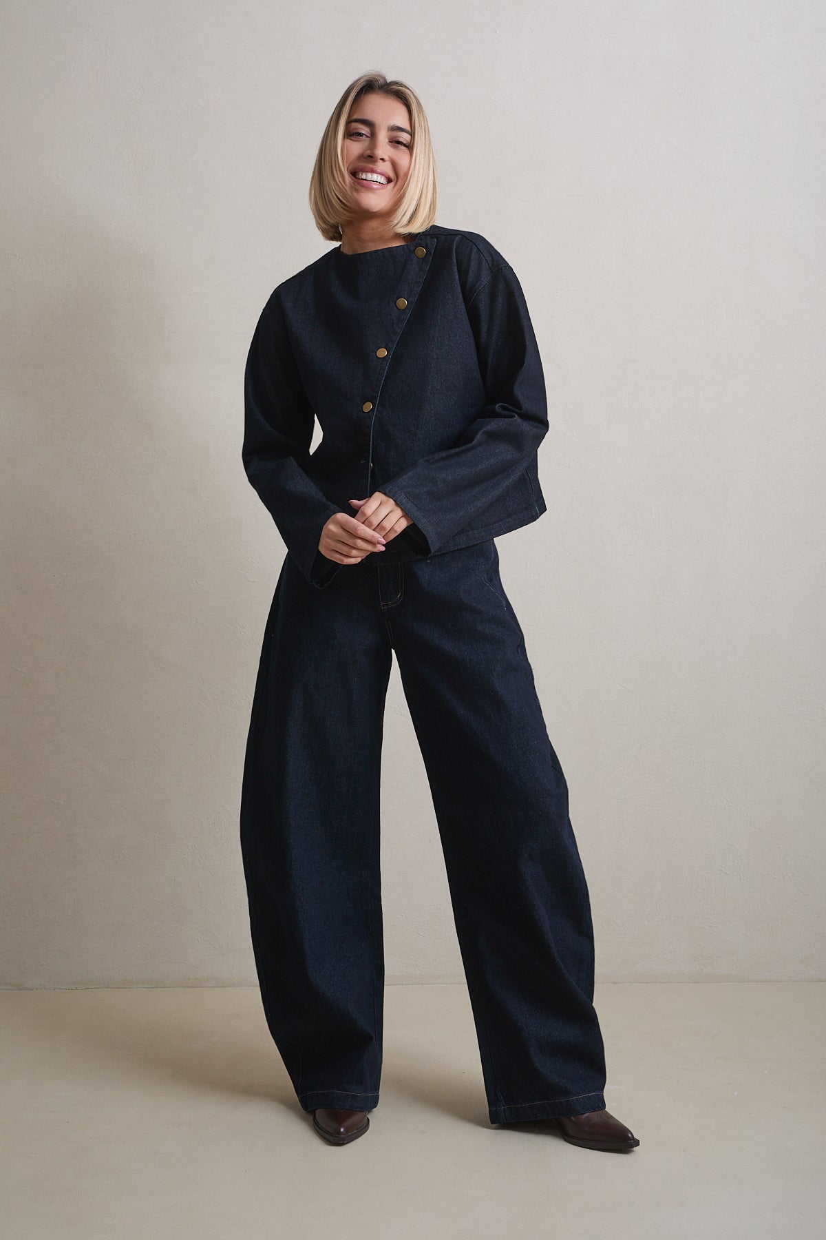 Iki asymmetrical overshirt