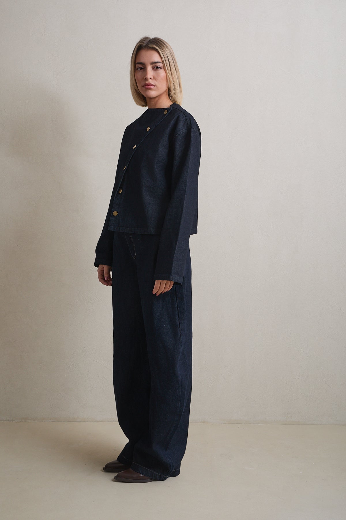 Iki asymmetrical overshirt