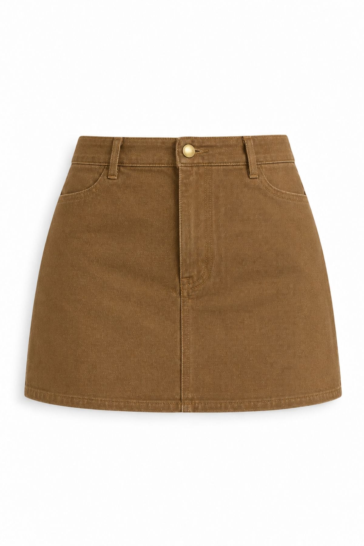 Mini Falda Denim Polka