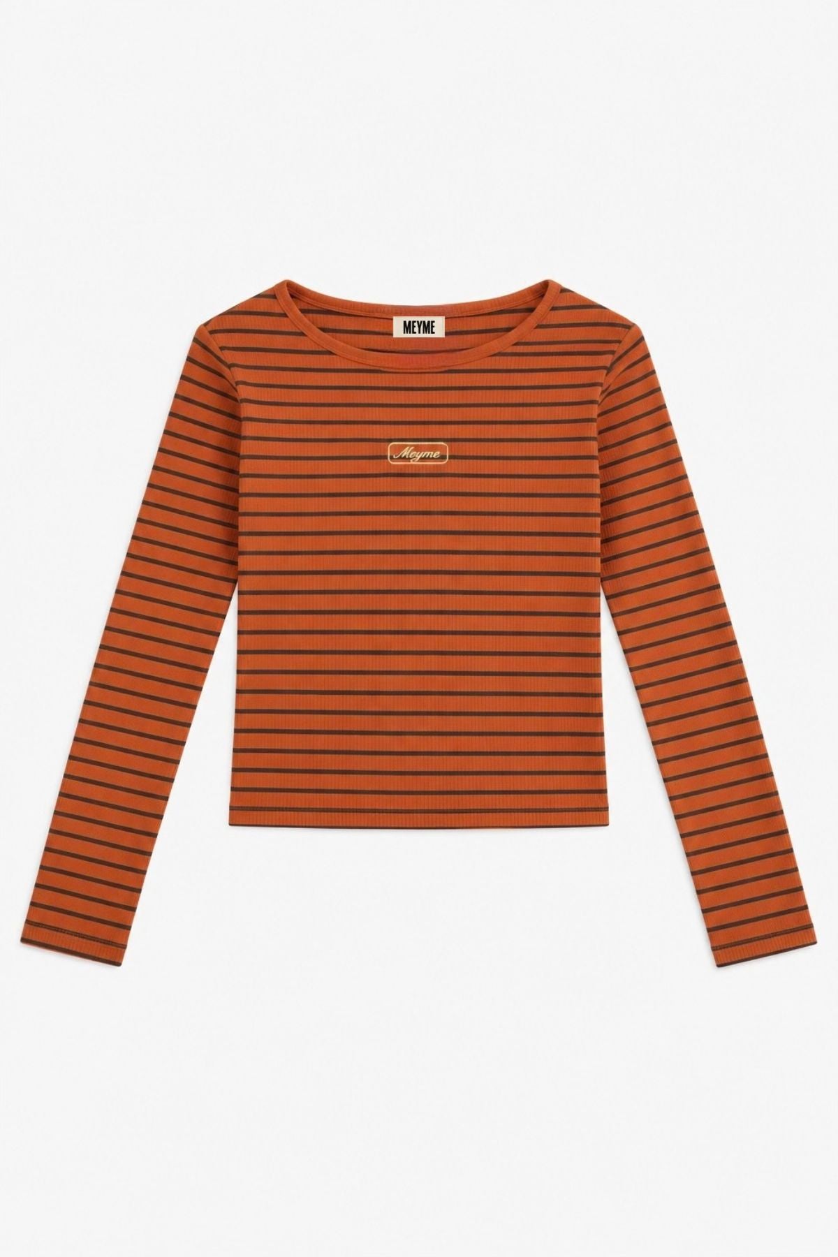 Meyme Long Sleeve Ribbed T-Shirt