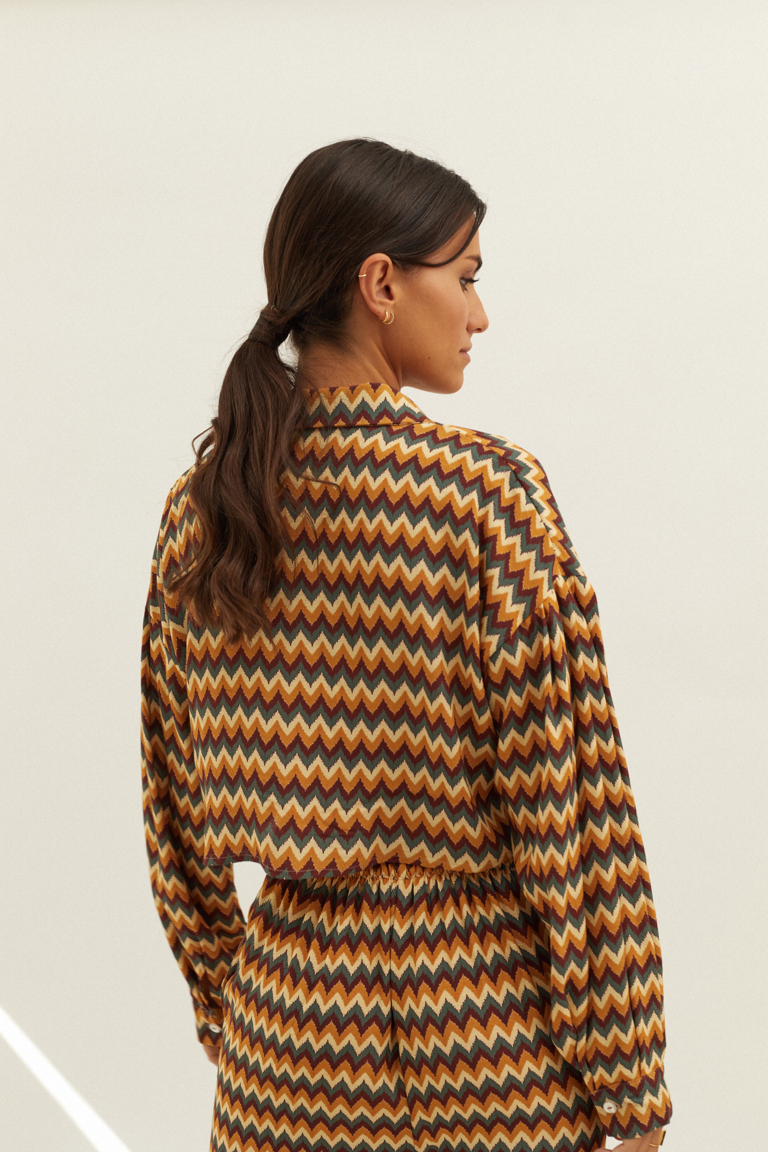 Blusa estampada fluida Carrie