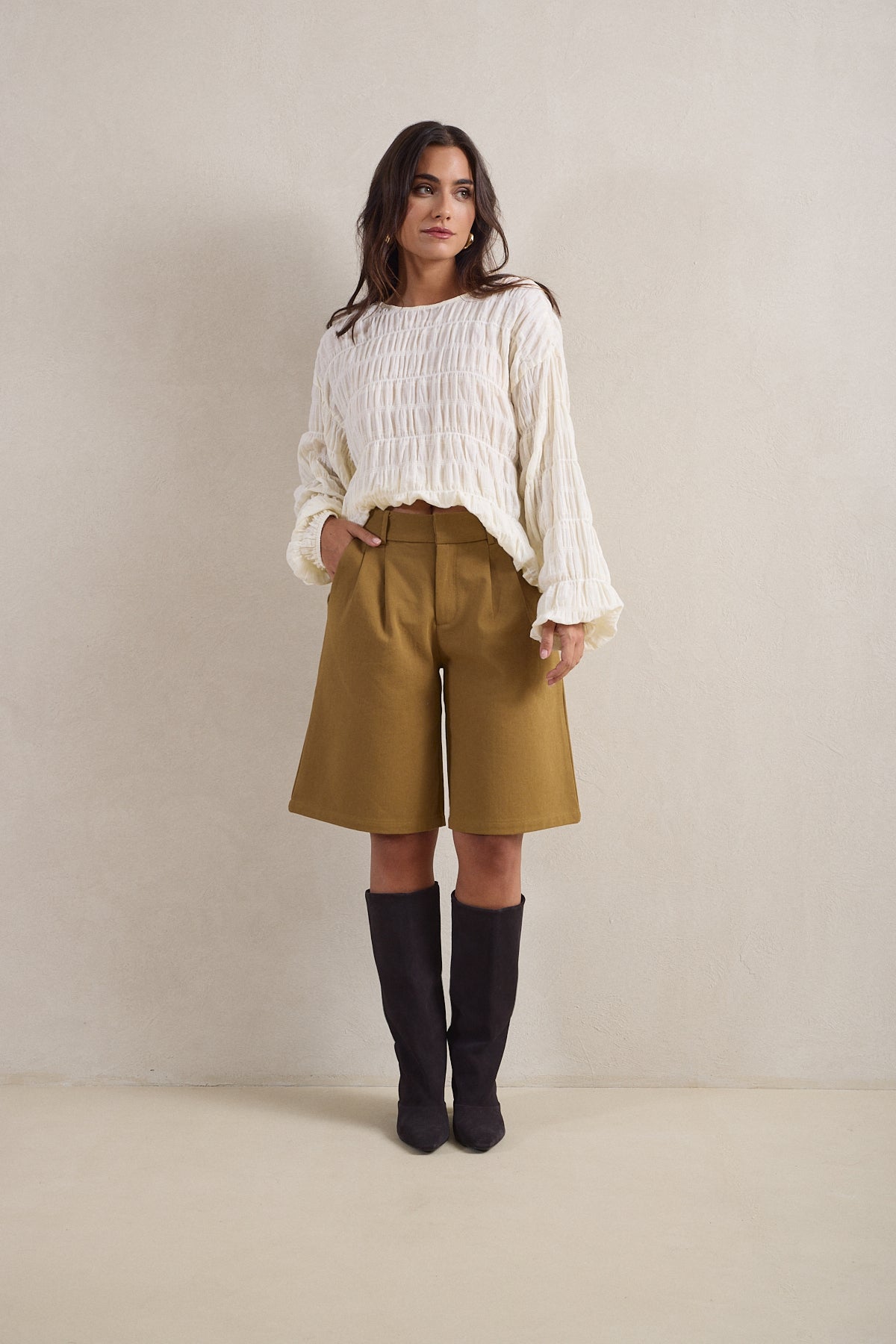 Kobe Pleated Blouse