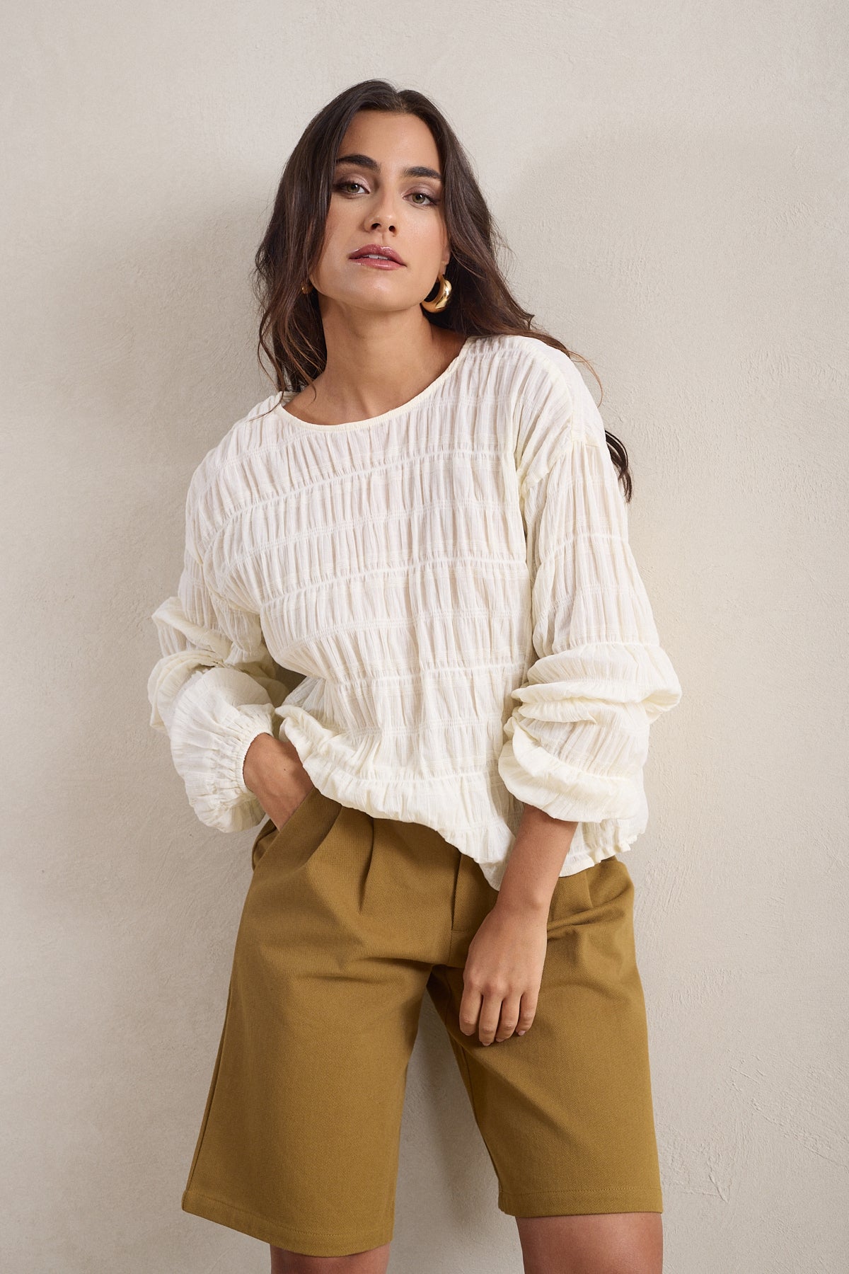 Kobe Pleated Blouse