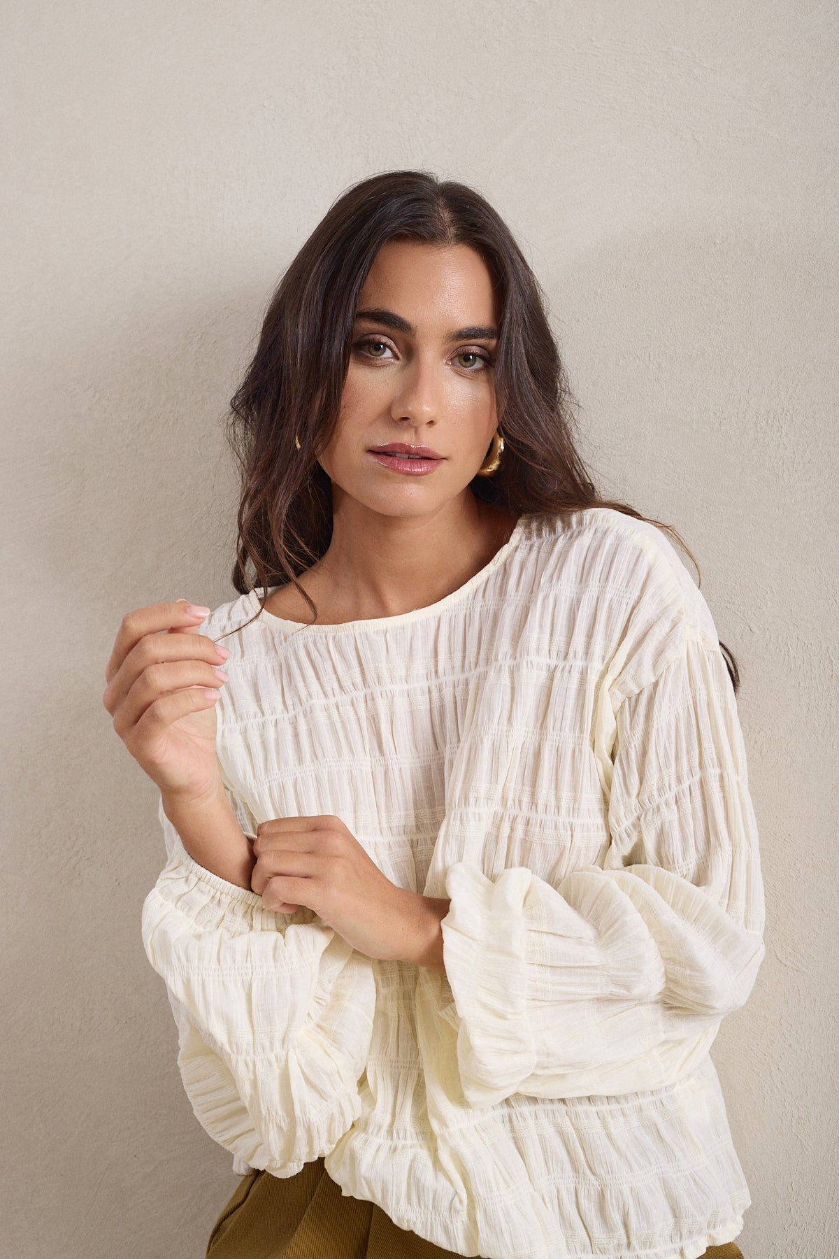 Kobe Pleated Blouse