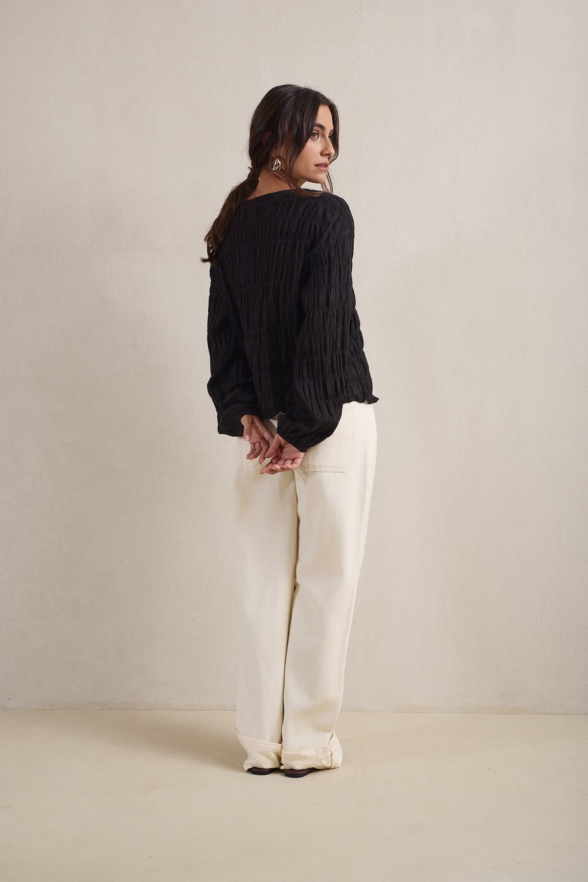 Kobe Pleated Blouse