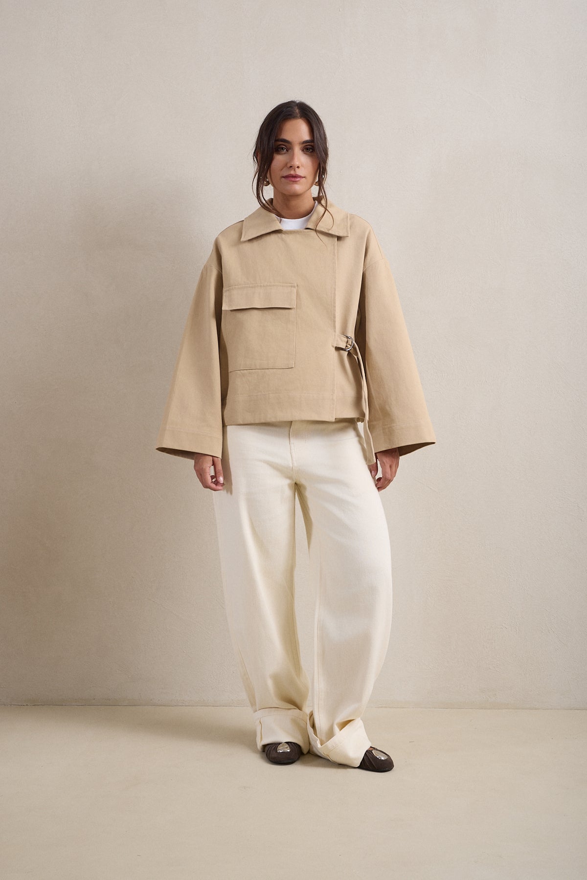 Giza Asymmetric Jacket