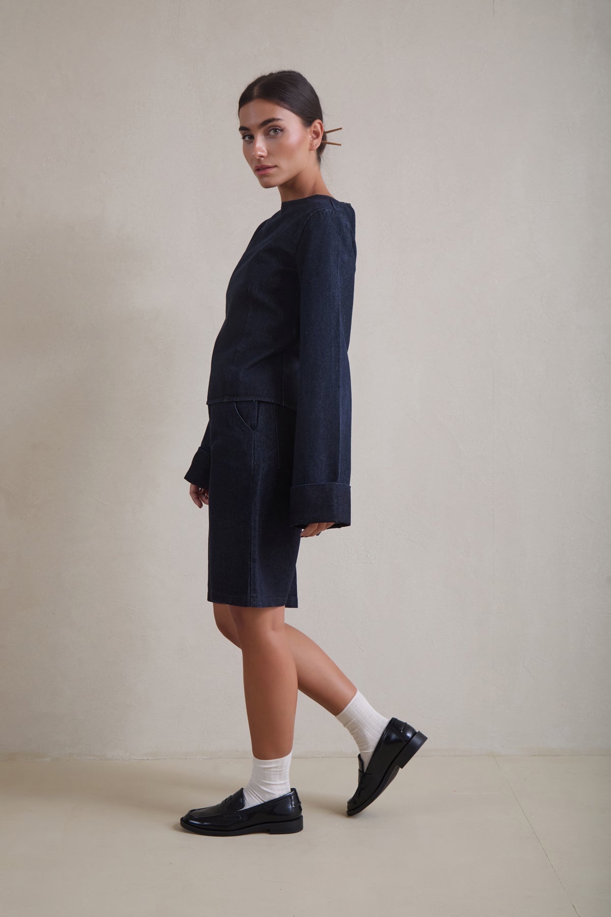 Wabi Denim Top