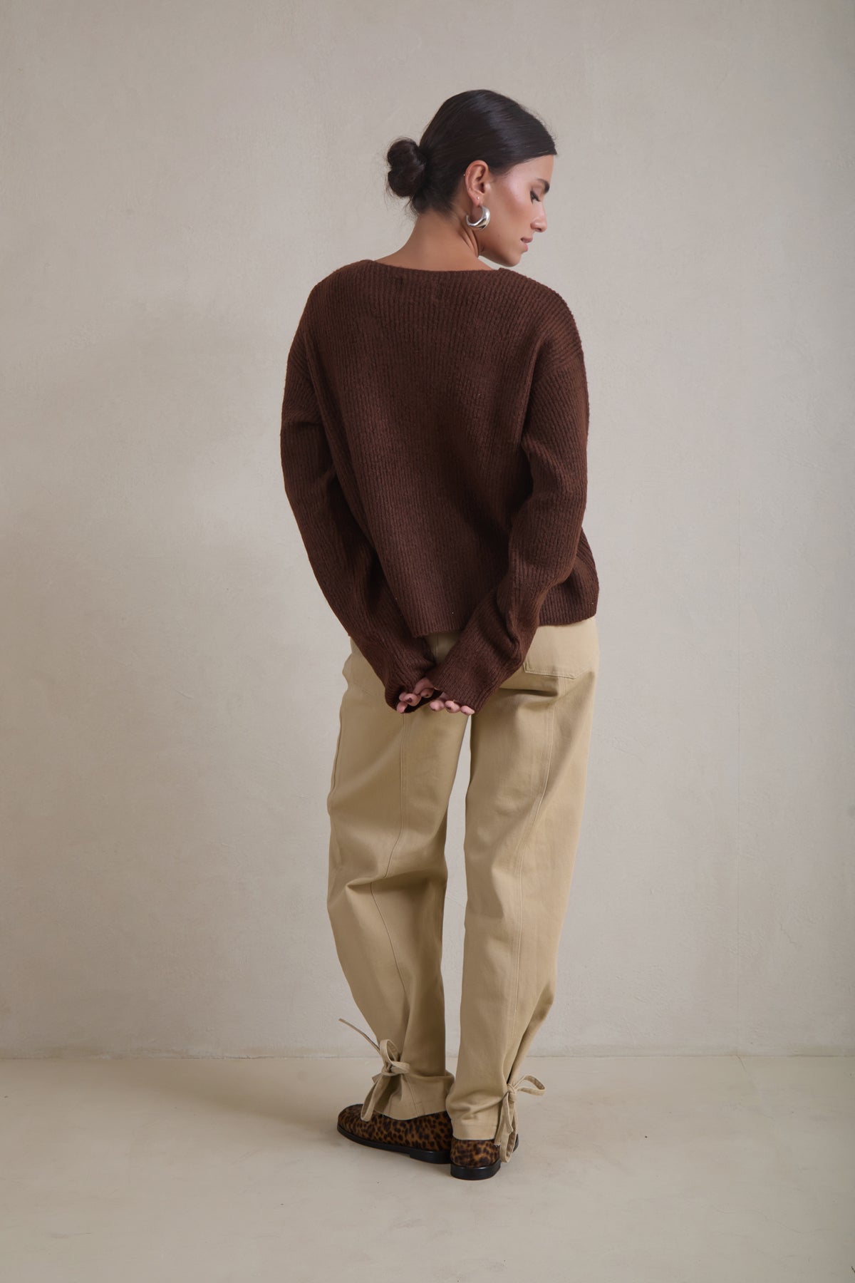 Iki asymmetric cardigan