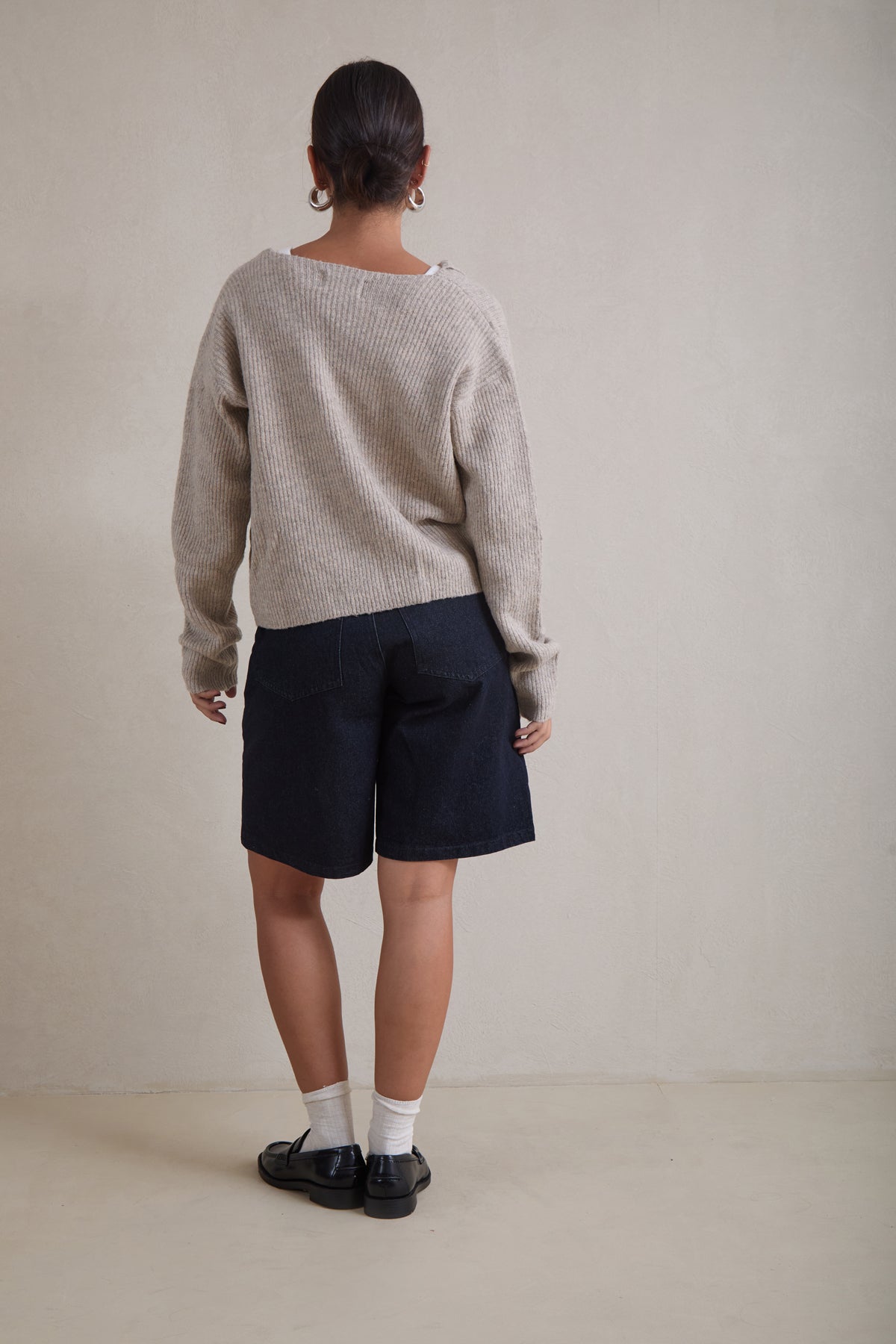 Iki asymmetric cardigan