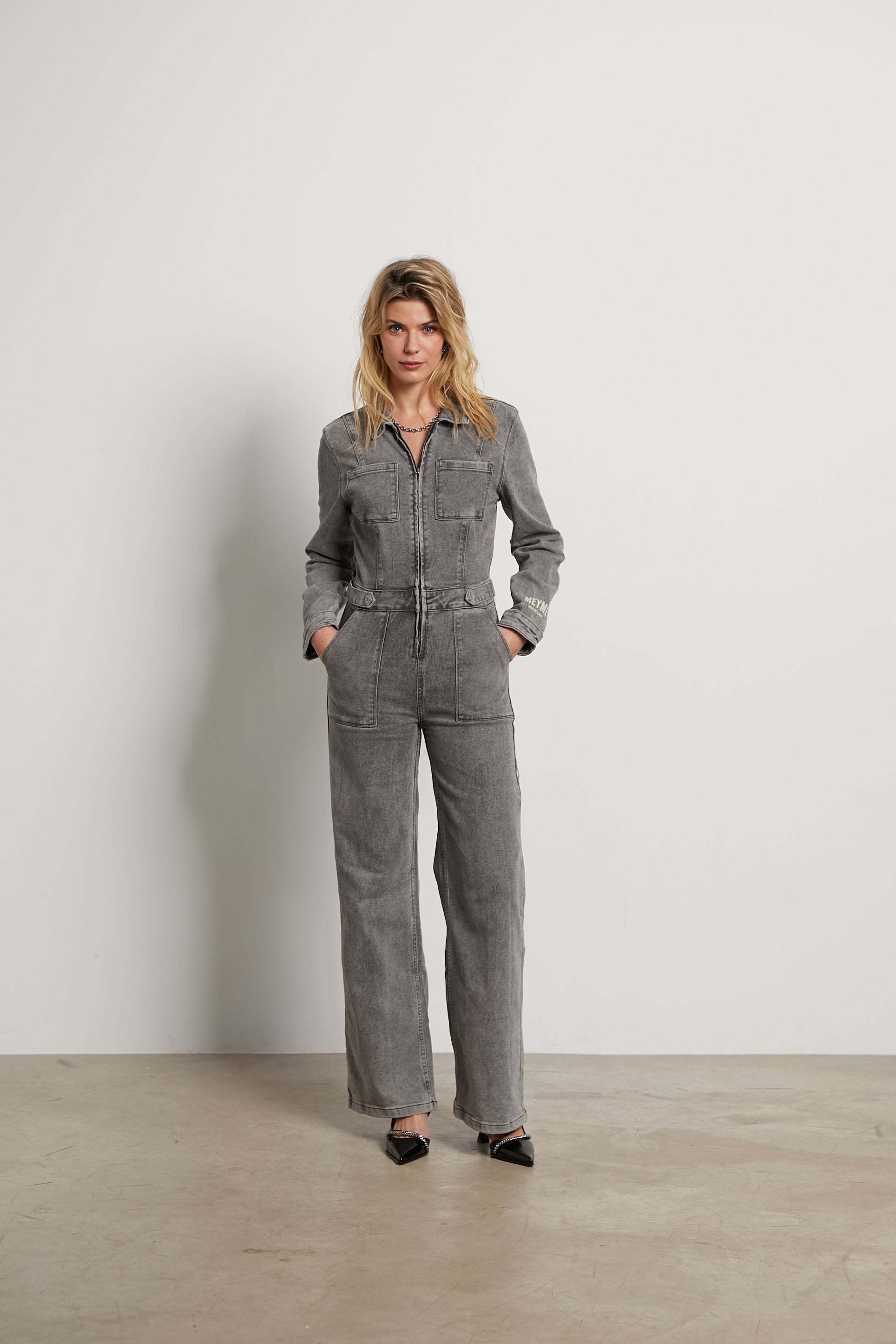 Haley denim jumpsuit