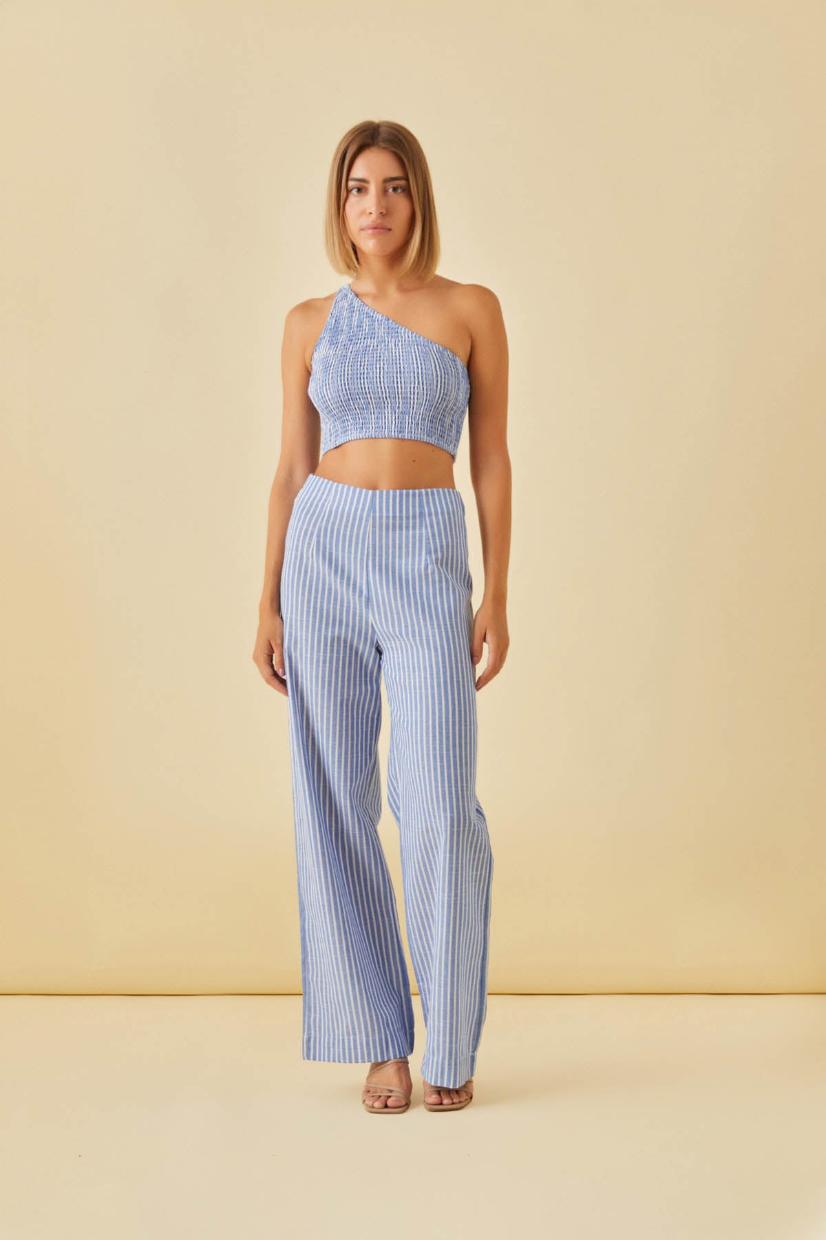 Lola striped linen pants