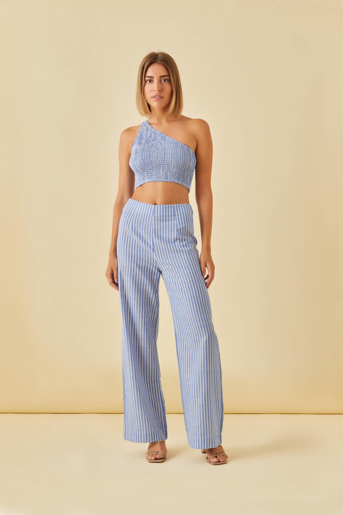 Lola striped linen pants