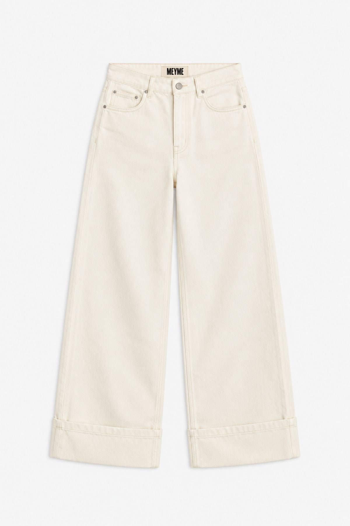 Jeans Rita wide leg tiro medio