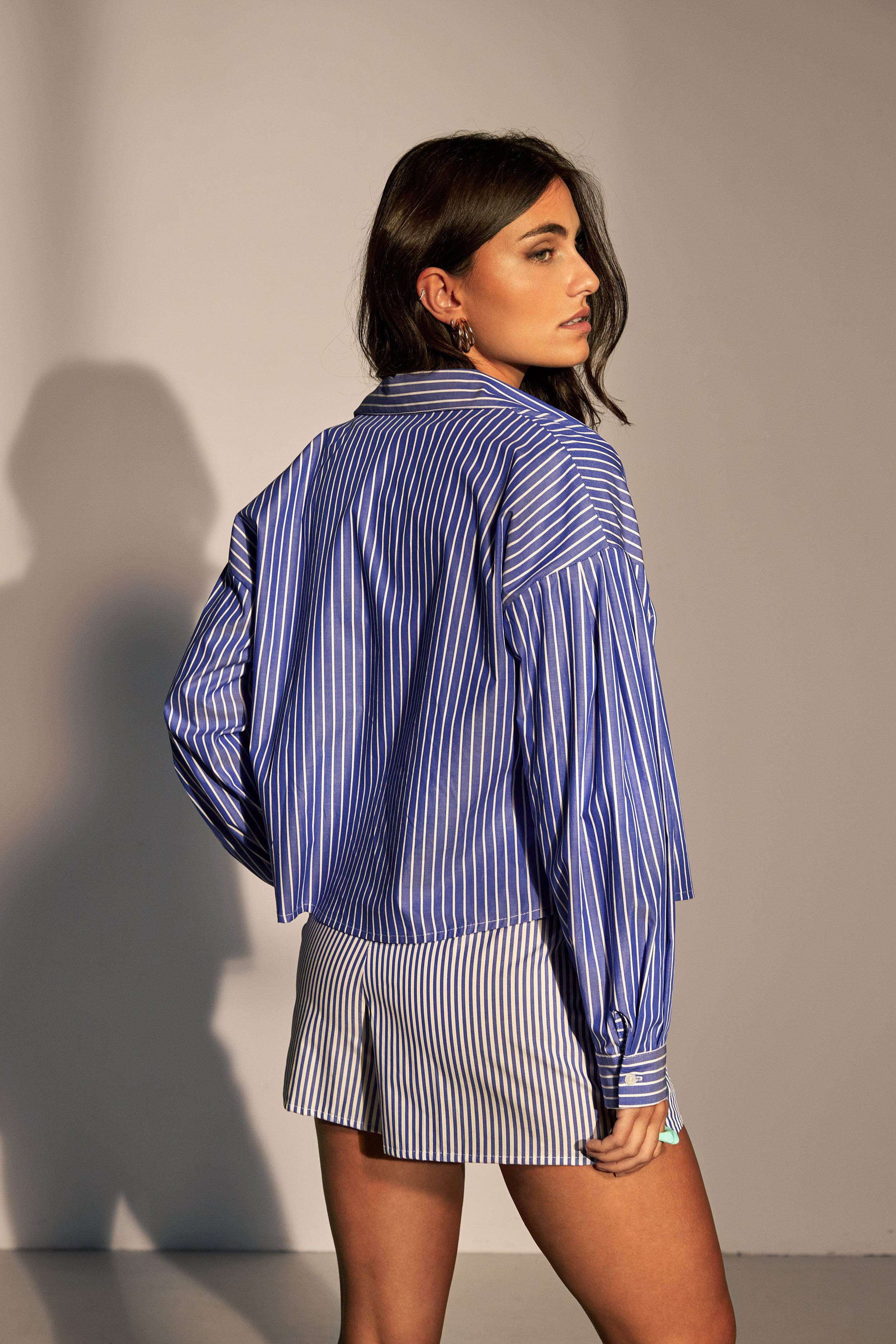 Masie cropped shirt