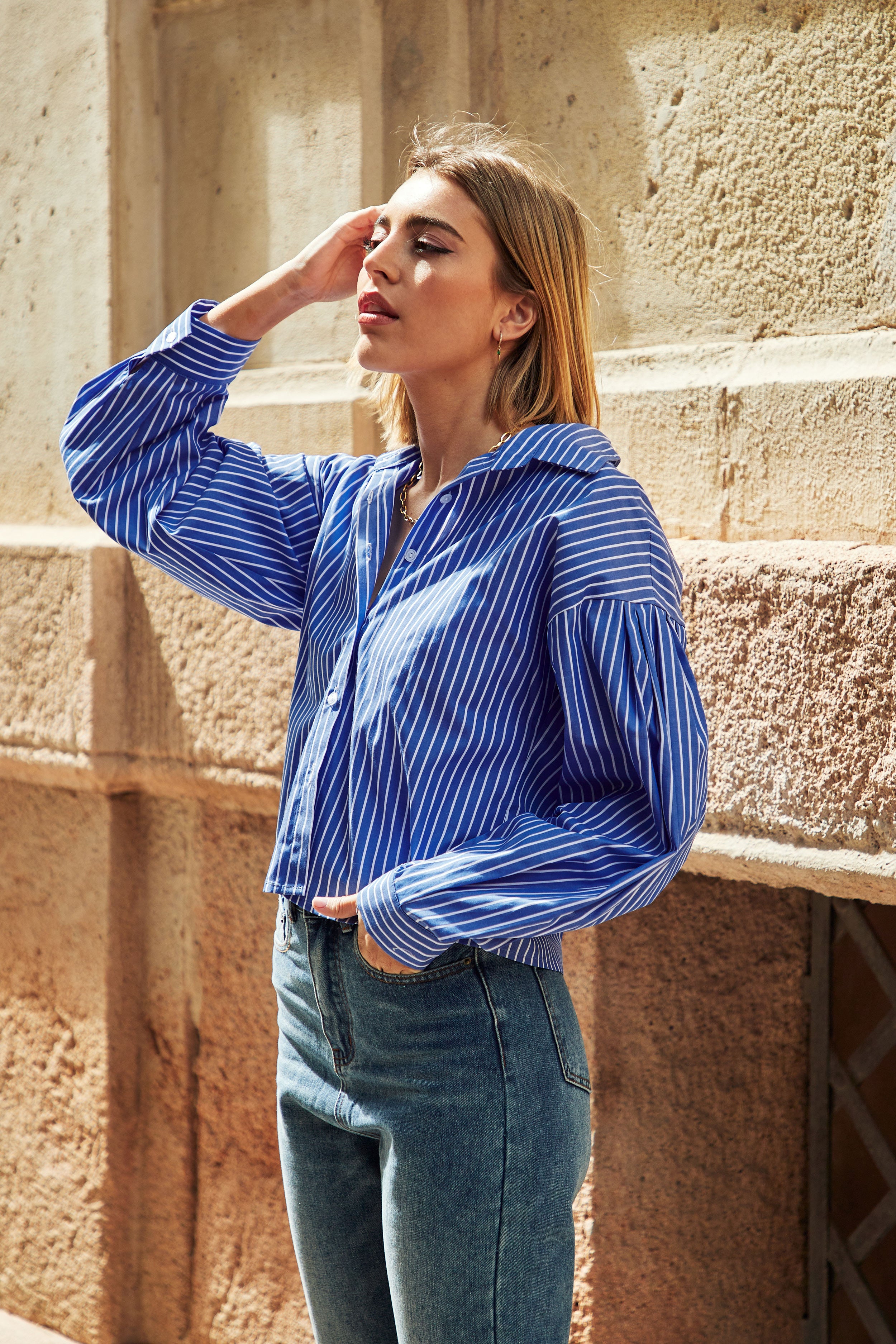 Camisa cropped Masie