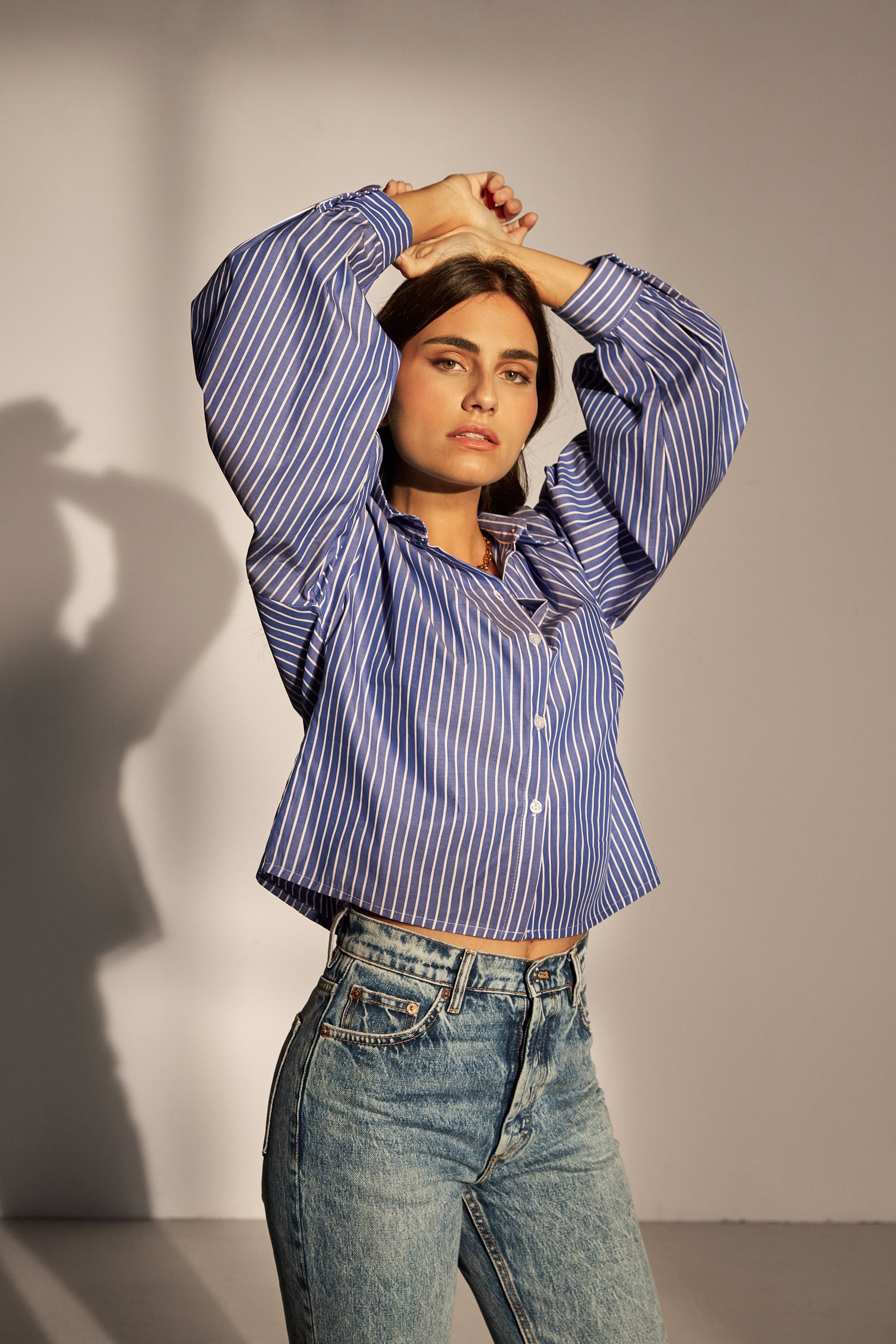 Masie cropped shirt