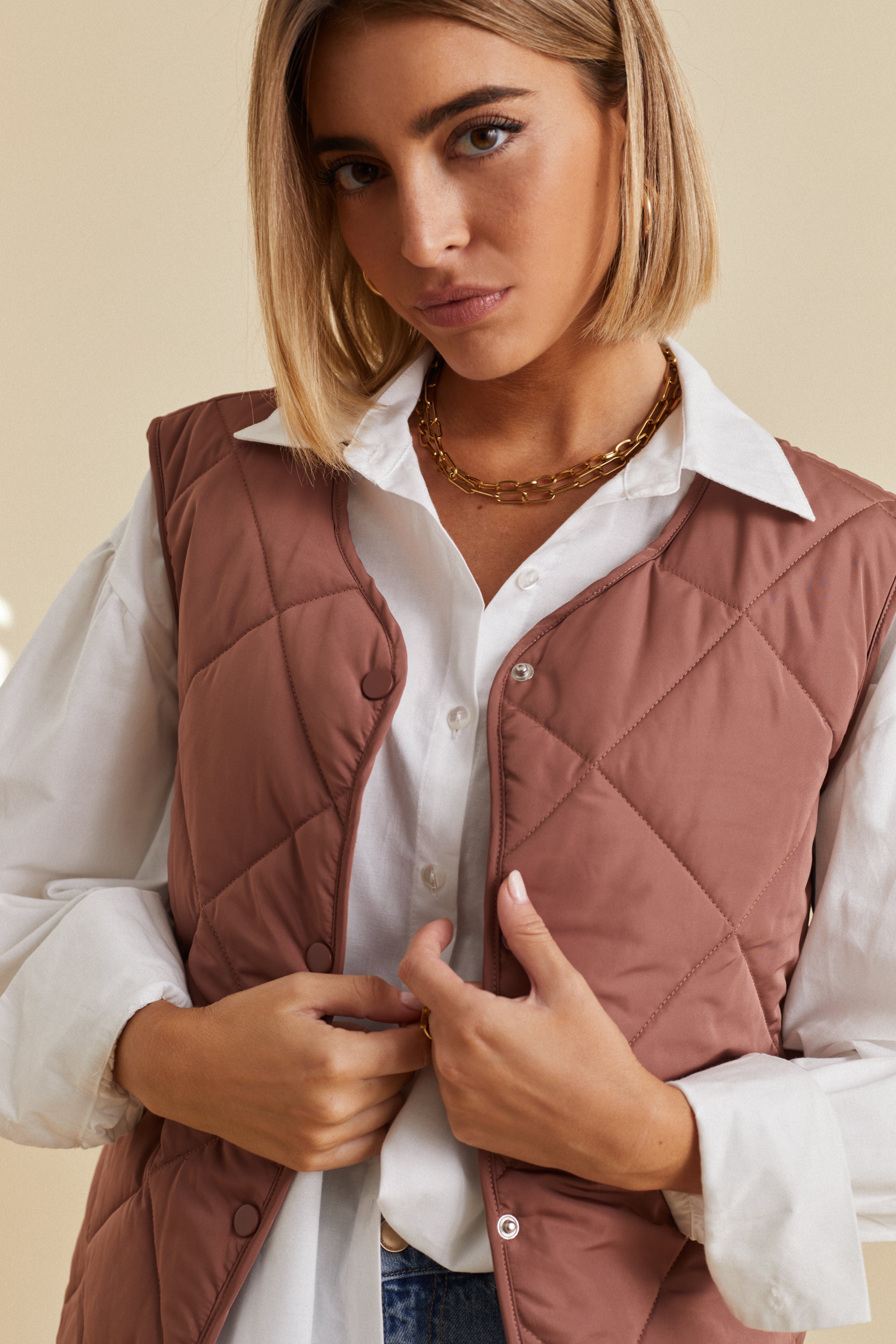 Adalia quilted gilet