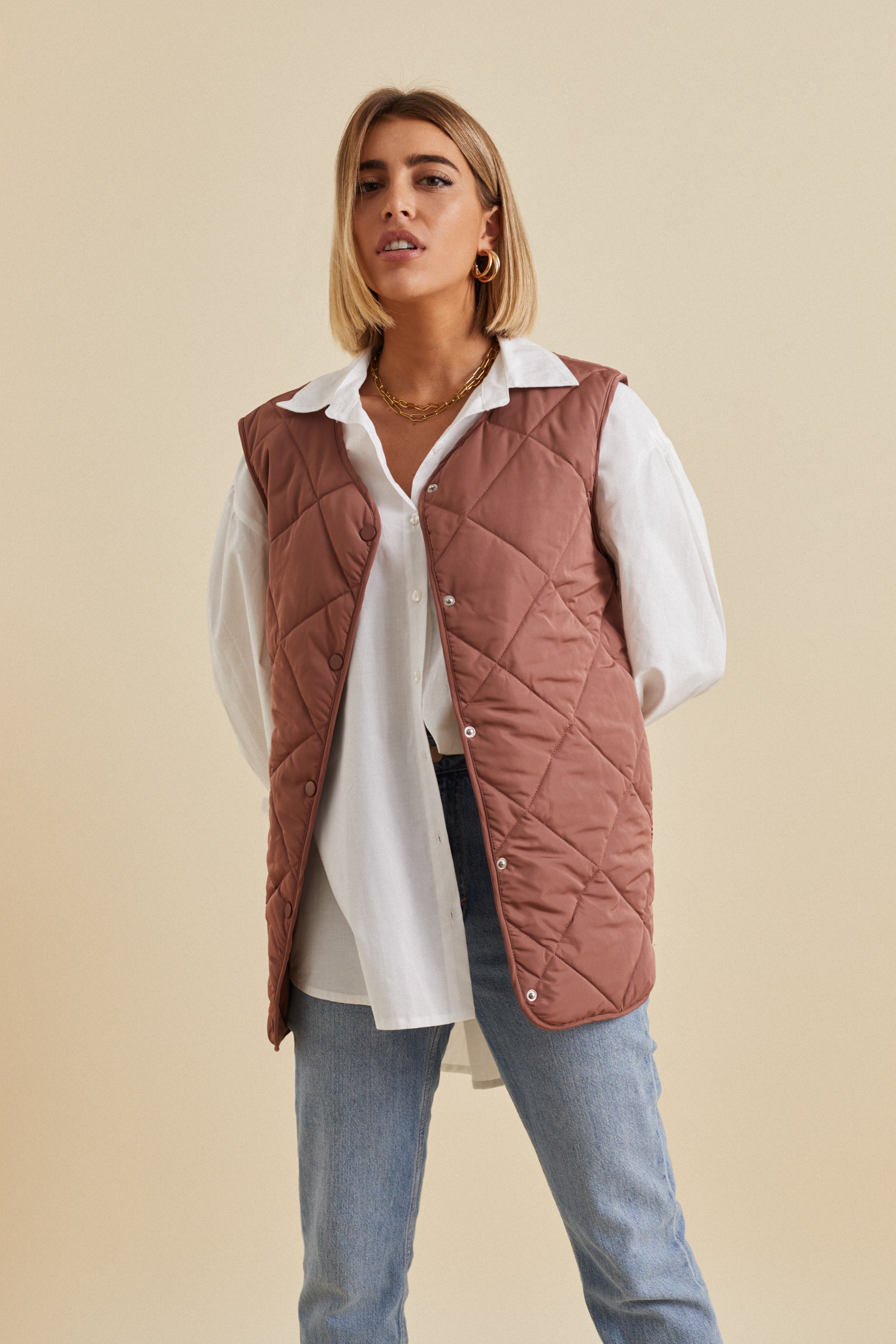 Adalia quilted gilet